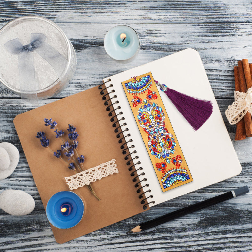 Abstract - Diamond Painting Bookmark