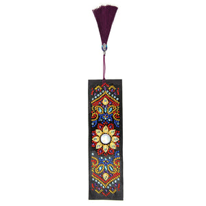 Mandala Sun - Diamond Painting Bookmark