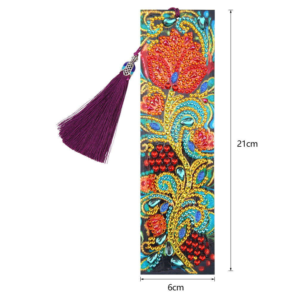 Red Rose - Diamond Painting Bookmark