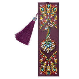 Peacock Royalty - Diamond Painting Bookmark