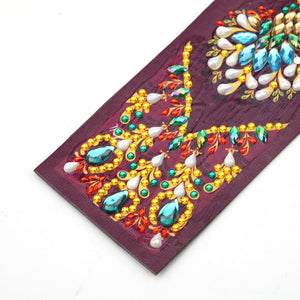 Peacock Royalty - Diamond Painting Bookmark