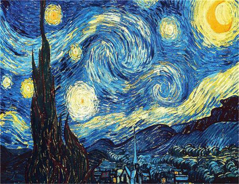 Image of Starry Night - DIY Painting By Numbers