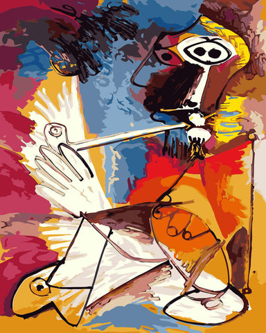 Image of Abstract Messenger - DIY Painting By Numbers
