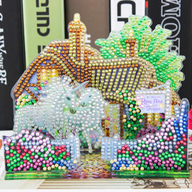 Garden House - DIY Diamond Painting Table Decoration