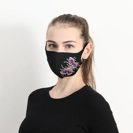 Purple Butterfly - DIY Diamond Face Mask