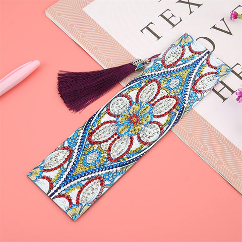 Image of Blue Flower - Diamond Painting Bookmark
