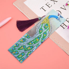 Peacock - Diamond Painting Bookmark