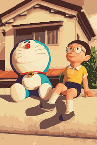 Doraemon - DIY Painting By Numbers