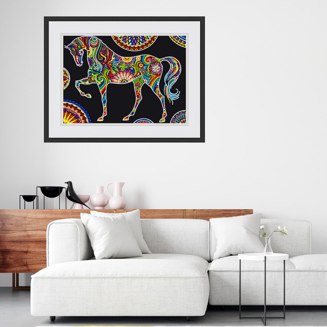 Horse - DIY Diamond Painting Glow in the Dark