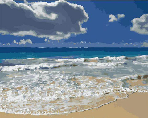 Image of Relaxing Shore - DIY Painting By Numbers
