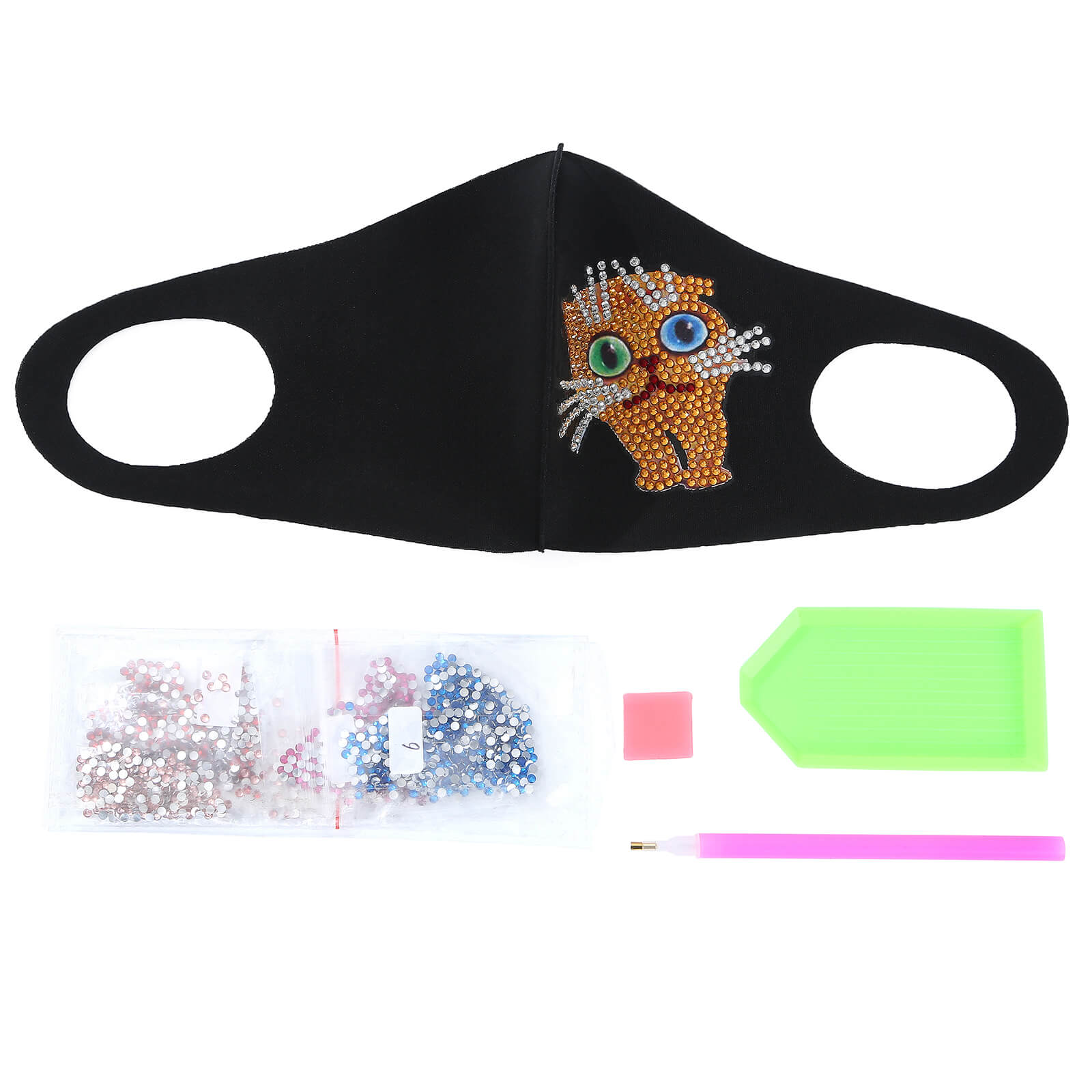 Cat - DIY Diamond Face Mask