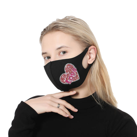 Image of Pink Heart - DIY Diamond Face Mask