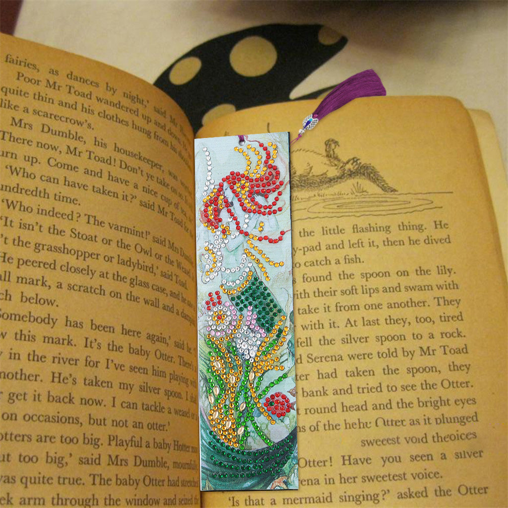 Lovely Mermaid - Diamond Painting Bookmark