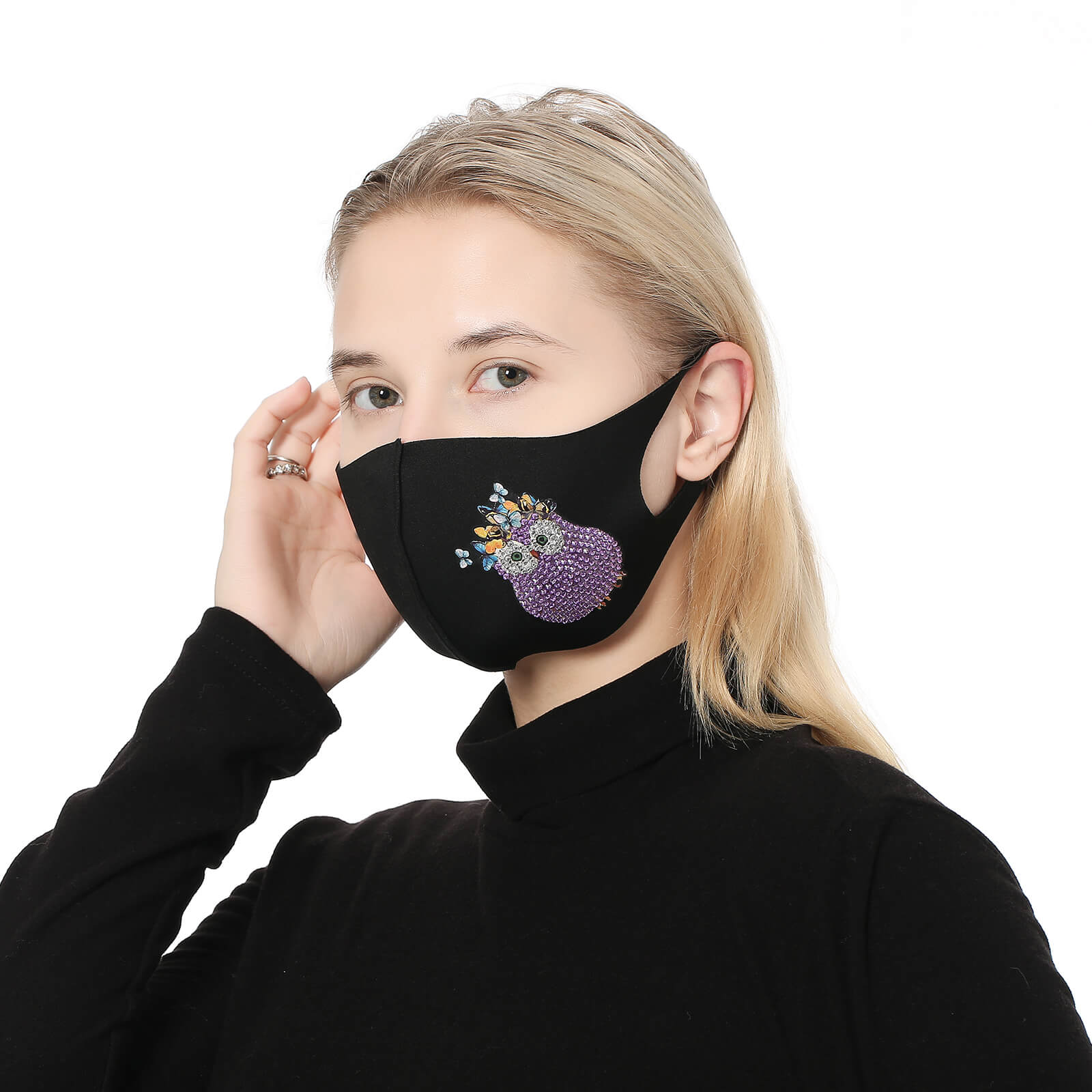 Purple Owl - DIY Diamond Face Mask