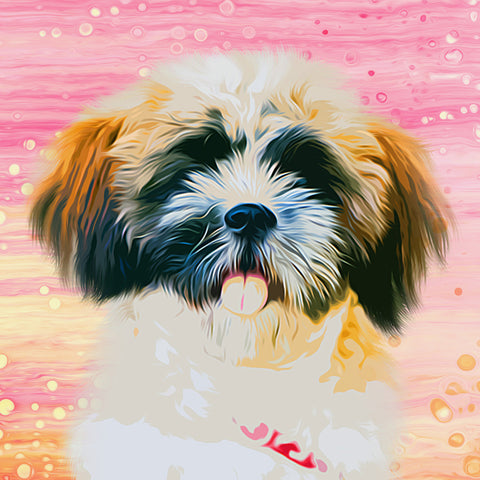 Image of Shih Tzu Puppy - DIY Diamond Painting