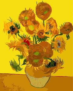 Indoor Sunflower - DIY Painting By Numbers