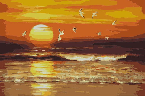 Image of Best Sunset - DIY Painting By Numbers