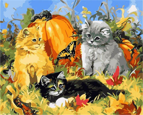Image of Cats - DIY Painting By Numbers