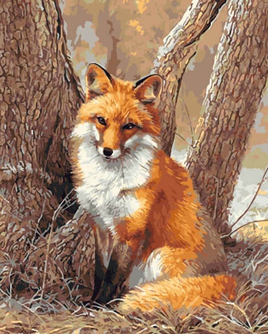 Image of Sweet Fox - DIY Painting By Numbers