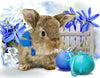 Easter Bunny with Blue Eggs - DIY Diamond Painting