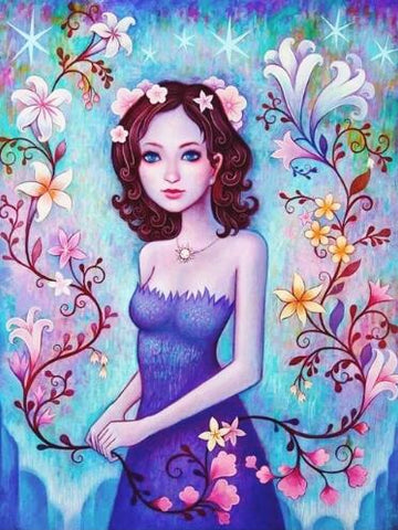 Image of Goddess of Flowers - DIY Diamond Painting