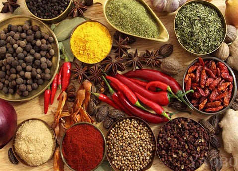 Image of Different Spices and Herbs - DIY Diamond Painting