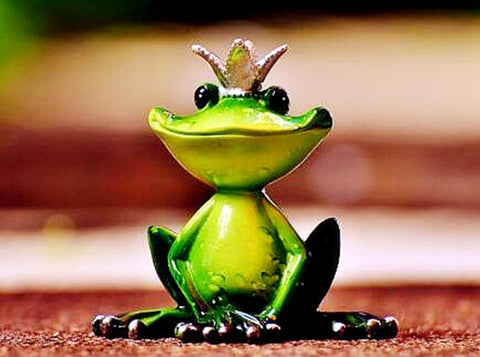 Image of Frog King - DIY Diamond Painting