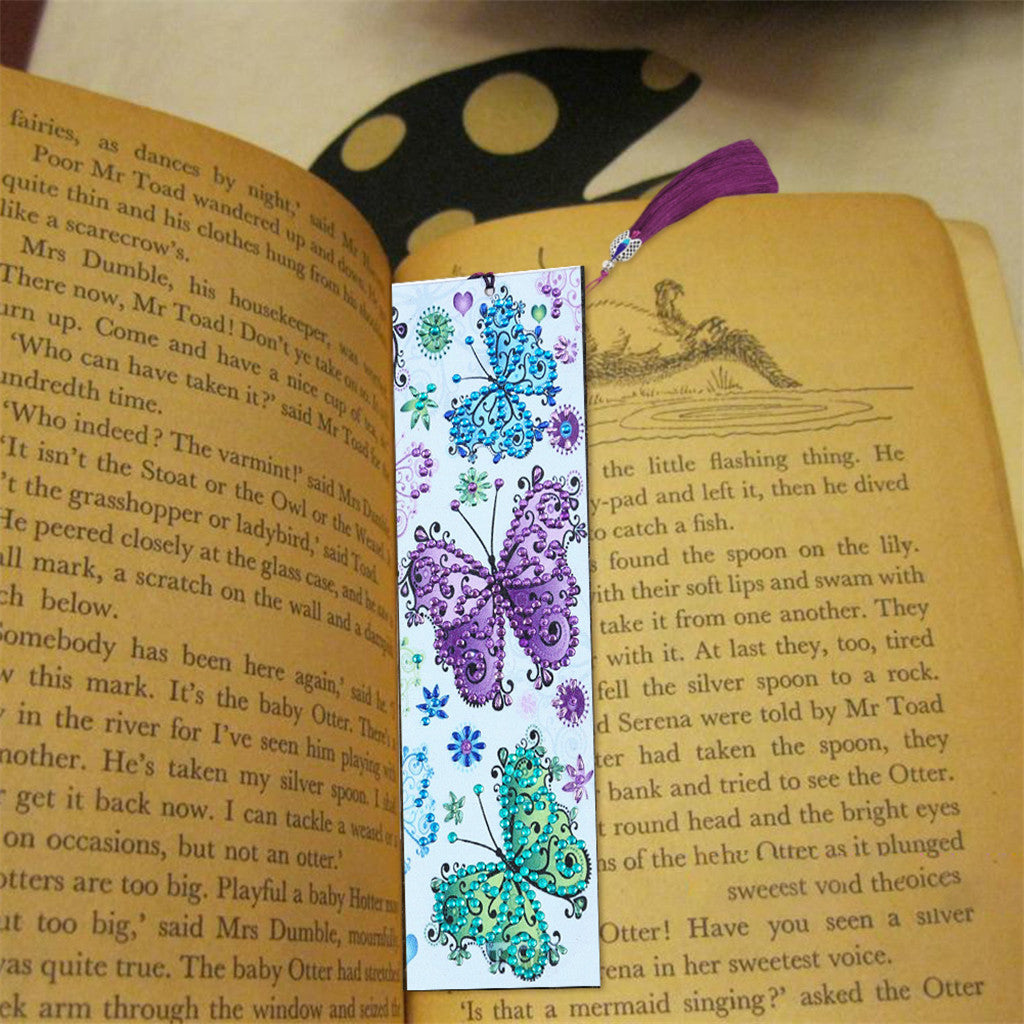 Butterfly - Diamond Painting Bookmark