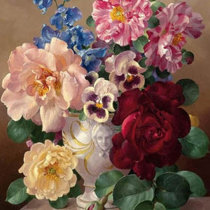 Lovely Flowers -  DIY Painting By Numbers