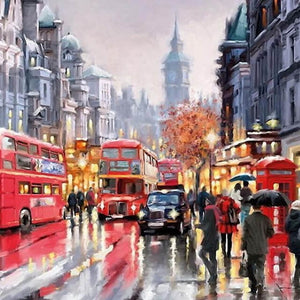 London - DIY Painting By Numbers