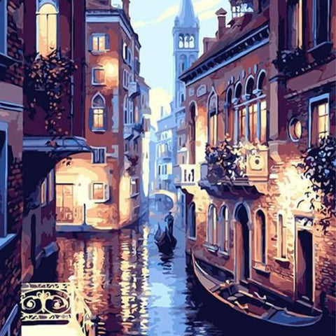 Image of Venice Night - DIY Painting By Numbers