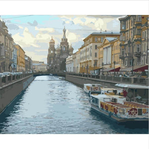 Tourist Canal - DIY Painting By Numbers