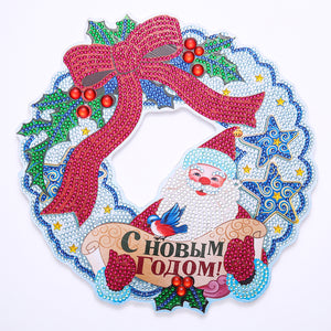 Christmas Wreath - Diamond Painting Ornament