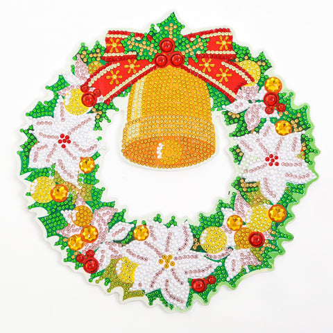 Image of Christmas Bell Wreath - Diamond Painting Ornament