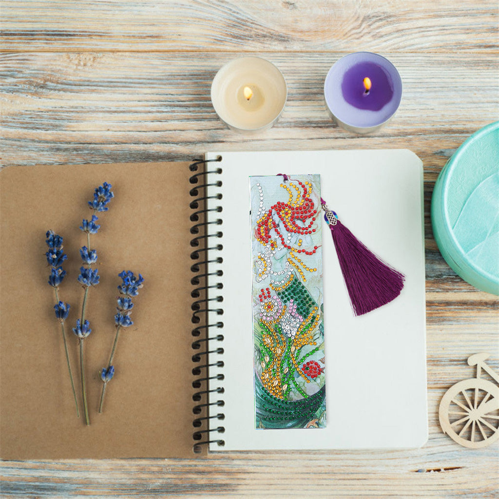 Lovely Mermaid - Diamond Painting Bookmark