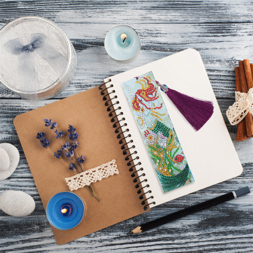 Lovely Mermaid - Diamond Painting Bookmark