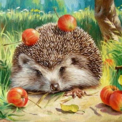 Image of Hedgehog - DIY Painting By Numbers
