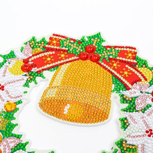 Christmas Bell Wreath - Diamond Painting Ornament