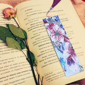 Pink Flower - Diamond Painting Bookmark