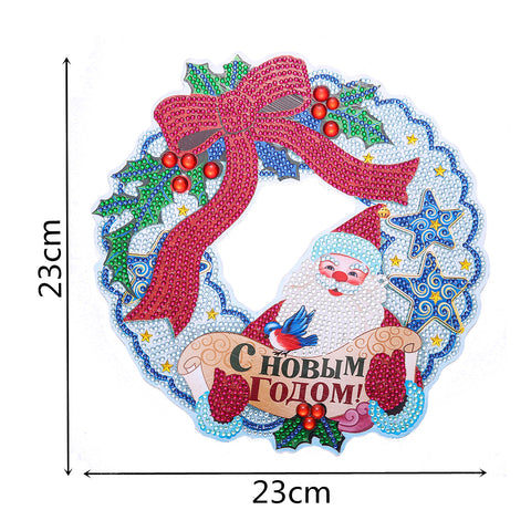 Image of Christmas Wreath - Diamond Painting Ornament