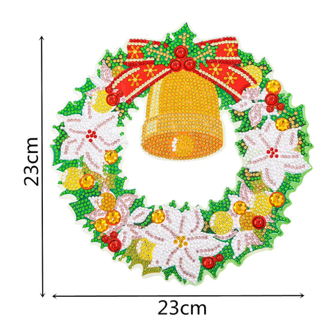 Image of Christmas Bell Wreath - Diamond Painting Ornament