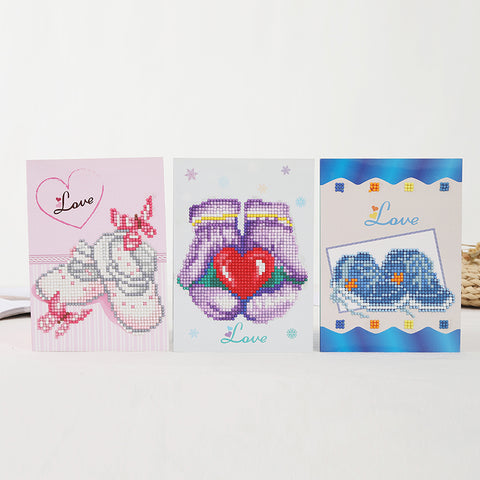Love Cards (3pcs) - DIY Diamond Painting Christmas Cards