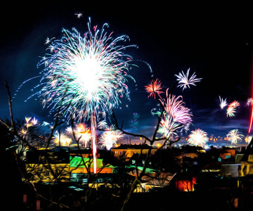 Fireworks on Christmas Day - DIY Diamond Painting