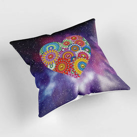 Mandala Heart - DIY Diamond Painting Pillow Case