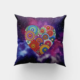 Mandala Heart - DIY Diamond Painting Pillow Case