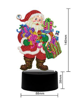 Santa With Presents - DIY Diamond Painting Table Decoration