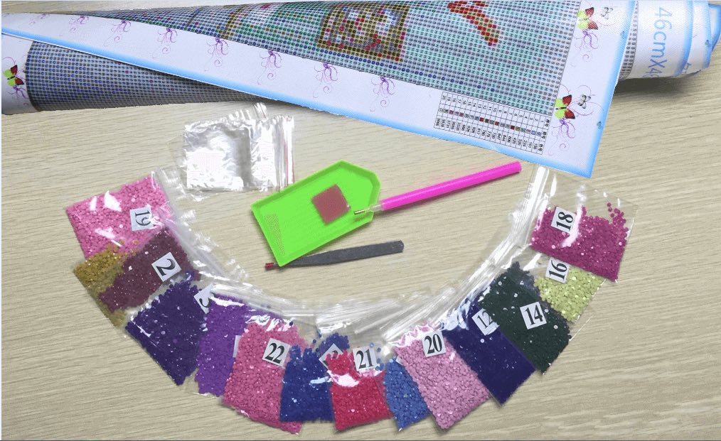 Christmas (5pcs) - DIY Diamond Painting Keychain