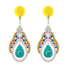 Peacock - DIY Diamond Earrings