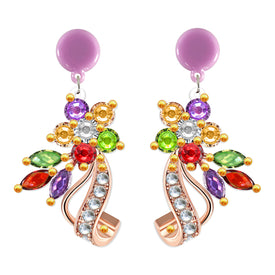 Flower - DIY Diamond Earrings