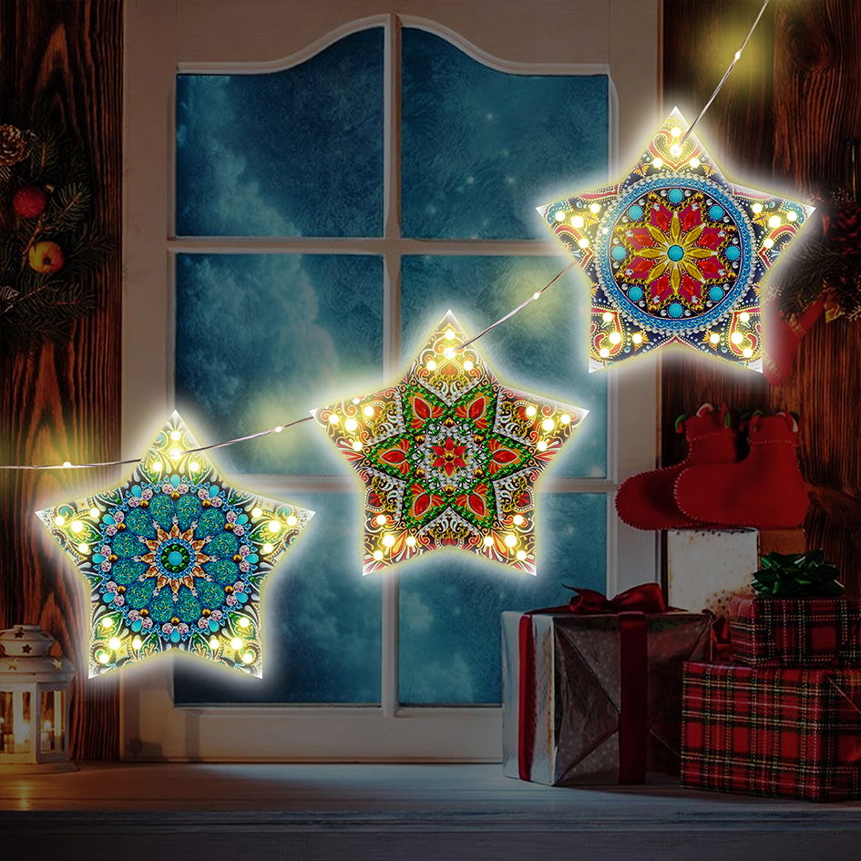 Christmas Set #5 - DIY Diamond Painting 3D Wall Decoration
